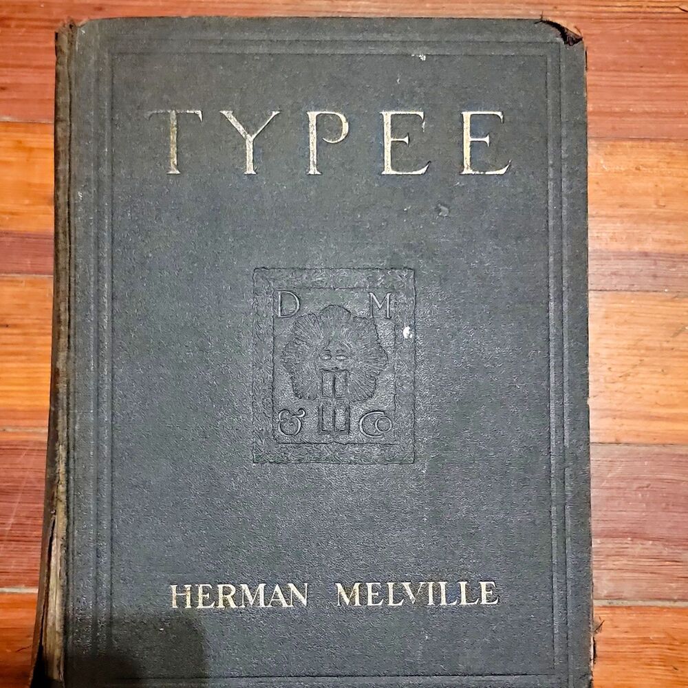 Typee Hardcover 1923 Herman Melville Illus Mead Schaeffer Dodd, Mead Ex Libris